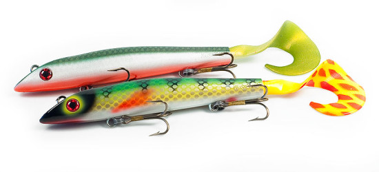 10" Squirrley Ernie Musky Mania Pike Lure Crankbait Northern Pike SQED-51
